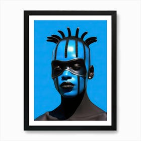 Afro American Horizon: Stellar Fashion Statements Art Print