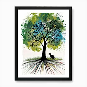 Tree Of Green Art Print