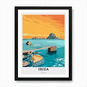 Ibiza Travel Art Print