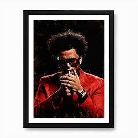 the weeknd 7 Art Print