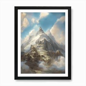 Mountain Landscape - natural 1 Art Print