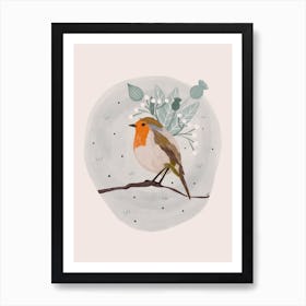Sweet Robin Art Print