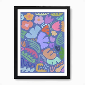 Floral Shapes 2 Art Print