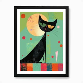 Black Cat 60 Art Print