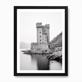 Portovenere, Italy, Black And White Photography 4 Art Print