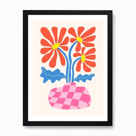 Flowers In A Vase Art Print