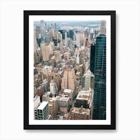 New York City From Above Art Print