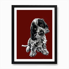 Rosie The Cocker Spaniel Art Print