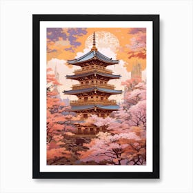 The Kinkaku Ji Temple Kyoto Japan Art Print