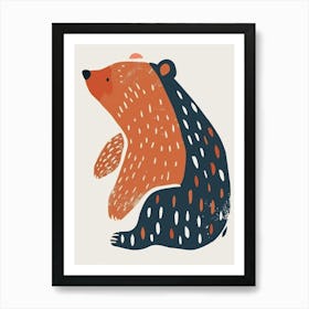 Bear Illustration 2 Art Print