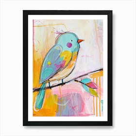 Bird On A Branch 46 Art Print