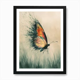 Butterfly Canvas Print Art Print