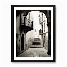 Tarragona Spain Black And White Analogue Photography 2 Art Print