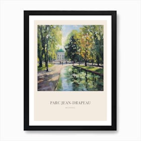 Parc Jean Drapeau Montreal Canada 4 Vintage Cezanne Inspired Poster Art Print