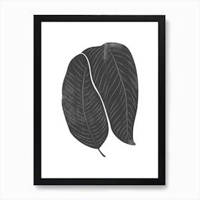 Leaf Folded Art Print