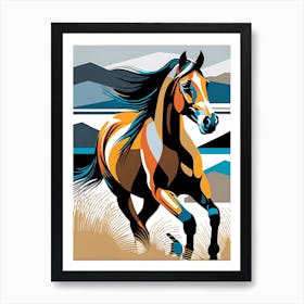 Modern Horse Art, 114 Art Print