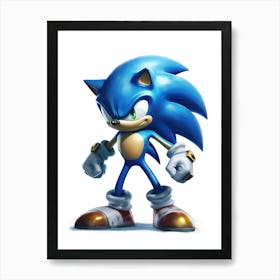 Sonic The Hedgehog 12 Art Print