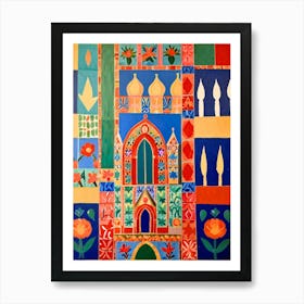 Israeli Mosaics Art Print