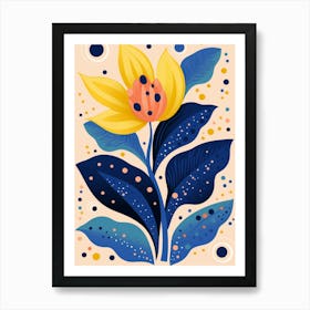 Abstract Flower 3 Art Print