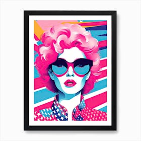 United in Color: Pop Art USA's Women Art Print