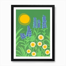 Sunny Garden Art Print