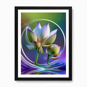 Lotus Flower 124 Art Print