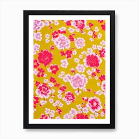 Snapdragon Floral Print Warm Tones 1 Flower Art Print