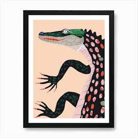 Crocodile Art Print