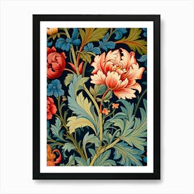 Floral Pattern 43 Art Print