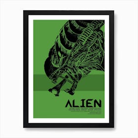 Alien artwork xenomorph Art Print