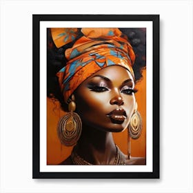 African Beauty Art Print