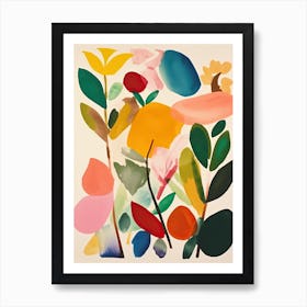 Lotus Flower Illustration 2 Art Print