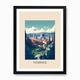 Florence 2 Vintage Travel Poster Art Print