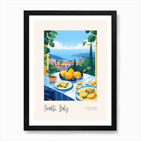 Amalfi, Italy Lemons 5 Italian Summer Collection Art Print