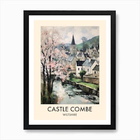 Castle Combe (Wiltshire) Painting 4 Travel Poster Art Print