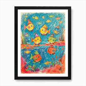 Fishes In The Sea Art Print