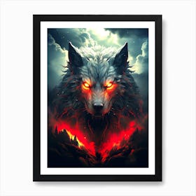 Wolf Art Art Print