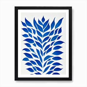 Split Leaf Philodendron Stencil Style Plant Art Print