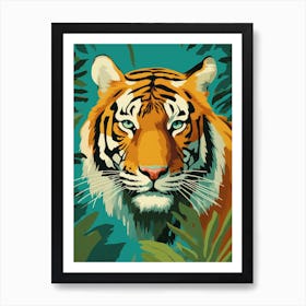 Tiger In The Jungle 36 Art Print