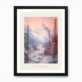 Dreamy Winter National Park Poster  Triglav National Park Slovenia 4 Art Print