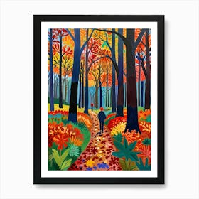 Autumn Walk 1 Art Print