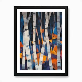 Colorful Trees In The Forest 1 Art Print