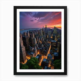 The Pulse of New York City Life Art Print