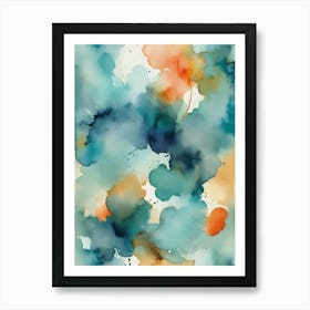 Abstract Watercolor Painting 11 Art Print