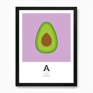 The Food Alphabet – A Art Print