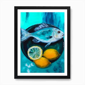 Fish Plate Art Print