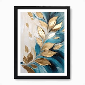 Gold Leaf Painting Art Print