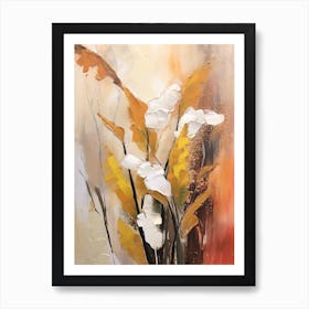 Fall Flower Painting Lily Of The Valley 4 Art Print