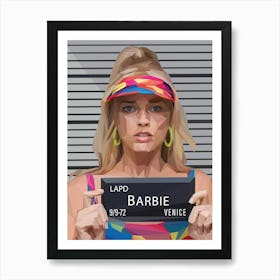 Barby in Prison Art Print