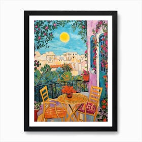 Tunis Tunisia 3 Fauvist Painting Art Print